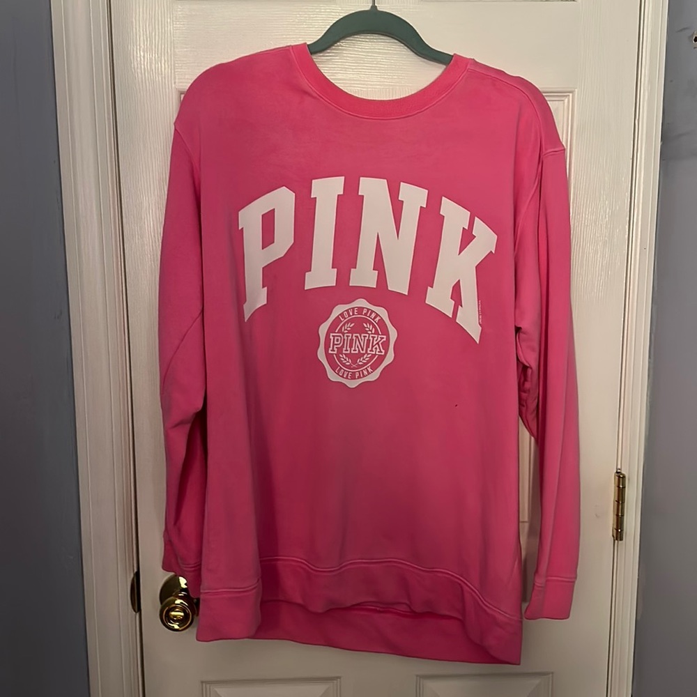 PINK pullover sweatshirt